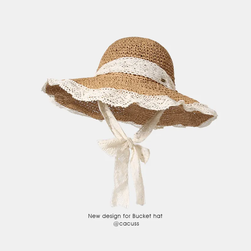 CACUSS Junior Cellulose Material Sun Protection Hats Women's-2