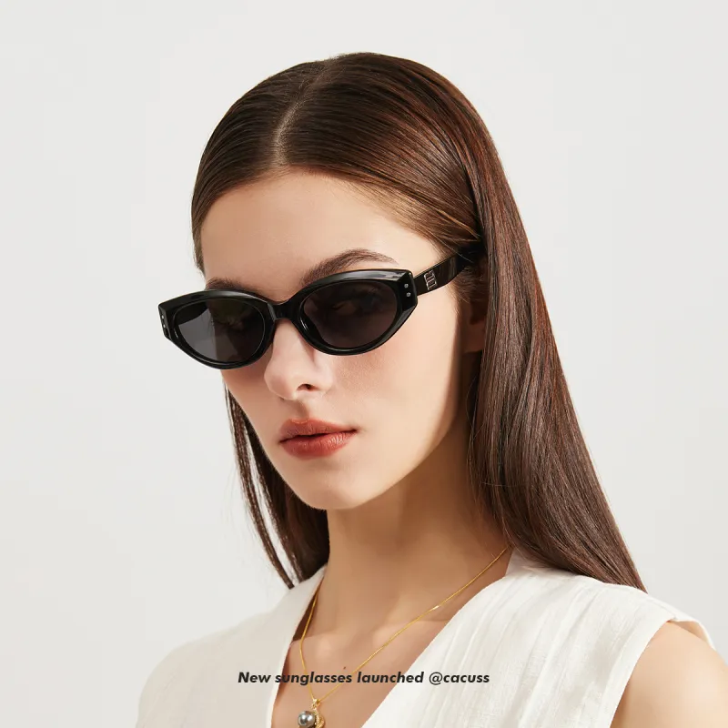 CACUSS Junior TR/Memory Plastic Oval Sunglasses Unisex-8