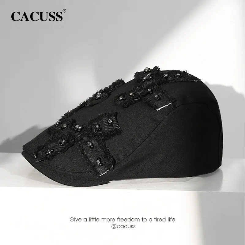 CACUSS Junior Cotton Berets Women's-5