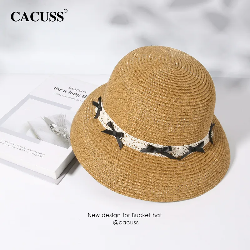 CACUSS Junior Polyester Straw Hat Women's-4