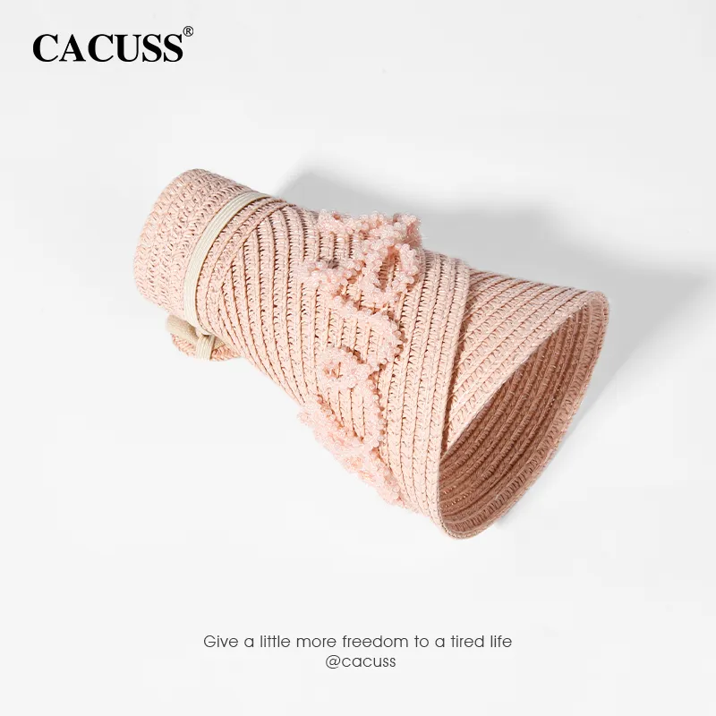 CACUSS Junior Paper Reed Sun Protection Hats Women's-5