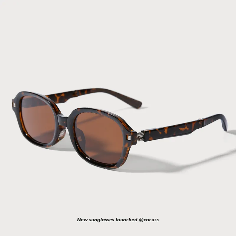 CACUSS Junior TR/Memory Plastic Oval Sunglasses Unisex-4