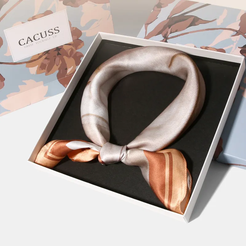 CACUSS Junior Mulberry Silk Scarves Women's-4