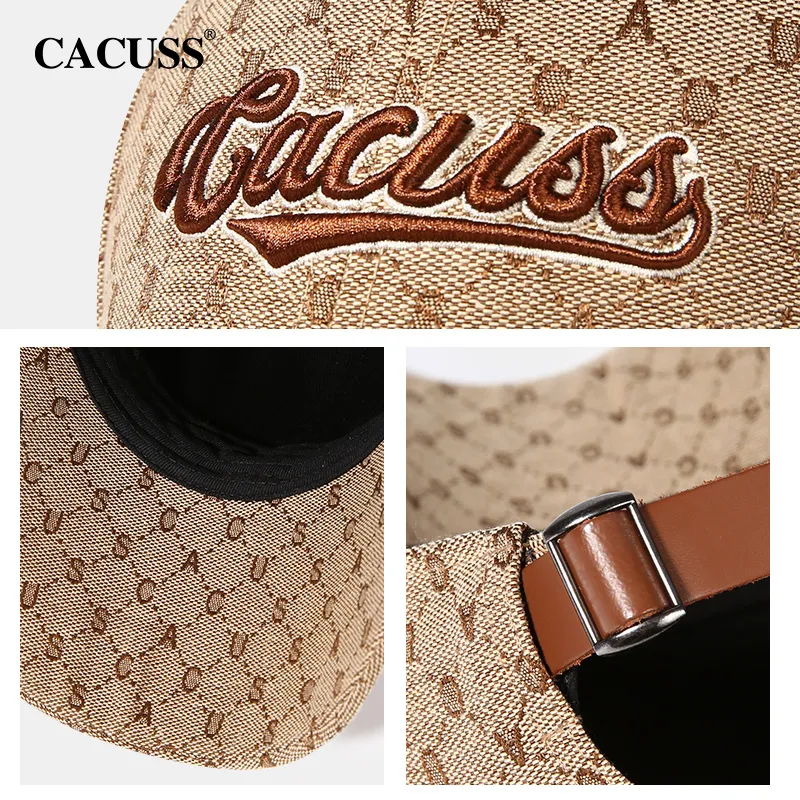 CACUSS Junior Hats & Caps With Premium All over Print Spring Summer Embroidery Baseball Caps Unisex-4
