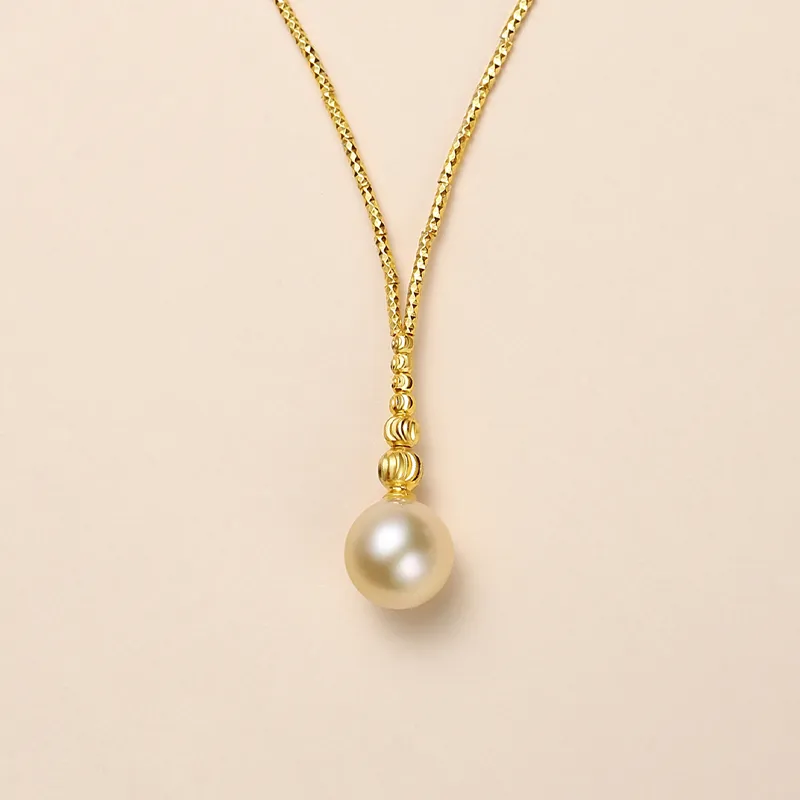 Inlady Saltwater Pearl Necklaces Women's-5