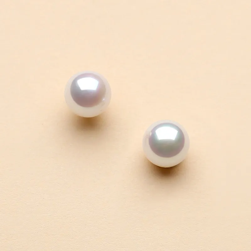 Inlady Pearl Stud Earrings Women's-4