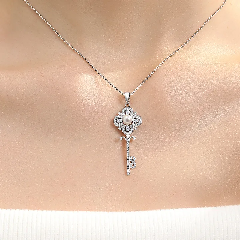 Inlady Saltwater Pearl Necklaces Women's-1
