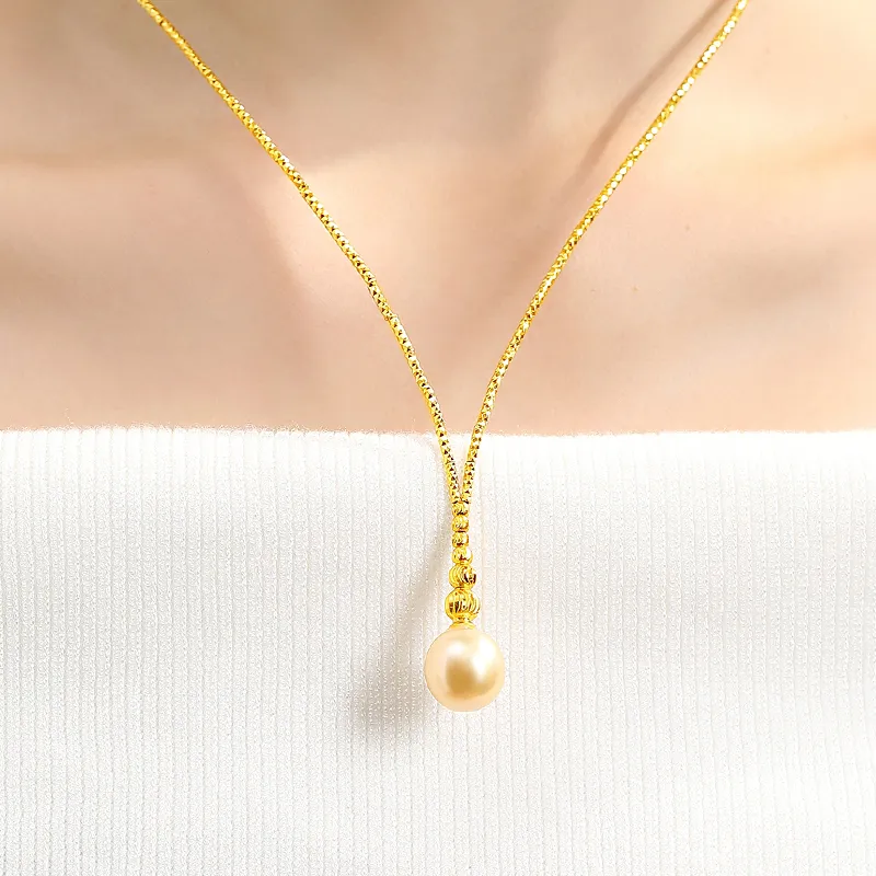Inlady Saltwater Pearl Necklaces Women's-2