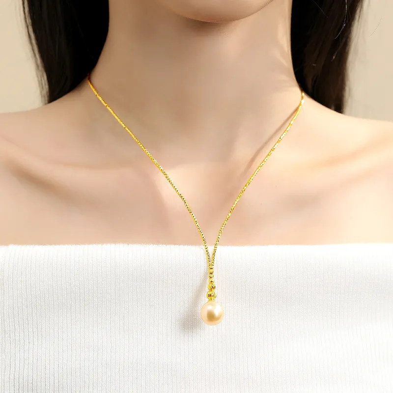 Inlady Saltwater Pearl Necklaces Women's-3
