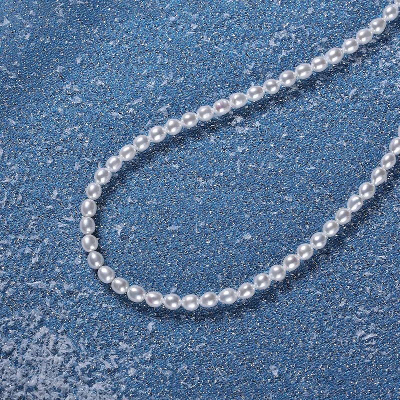 Inlady Freshwater Pearl Necklaces Women's-5