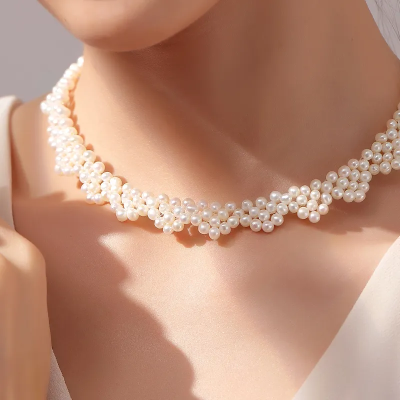 Inlady Pearl Necklaces Women's-1