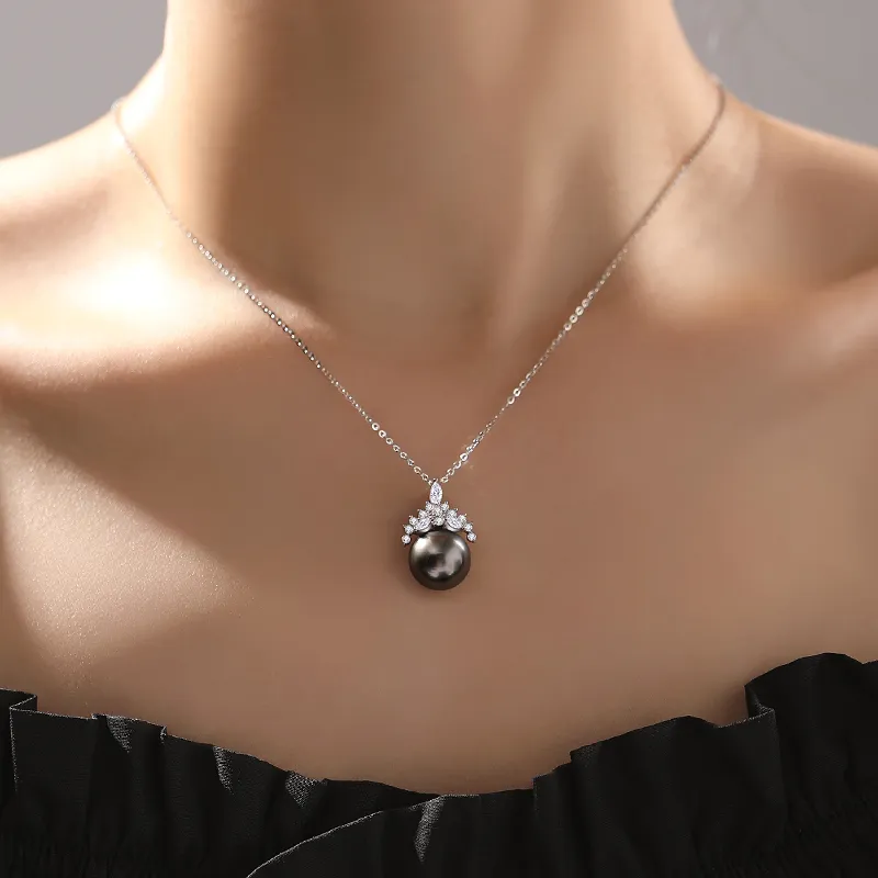Inlady Saltwater Pearl Necklaces Women's-5
