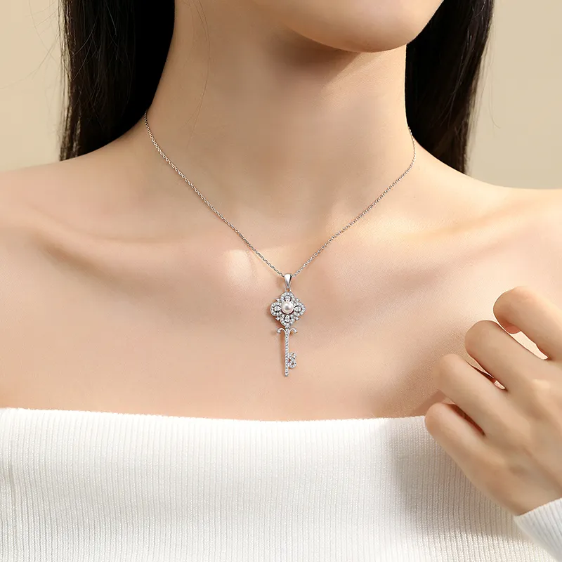 Inlady Saltwater Pearl Necklaces Women's-6