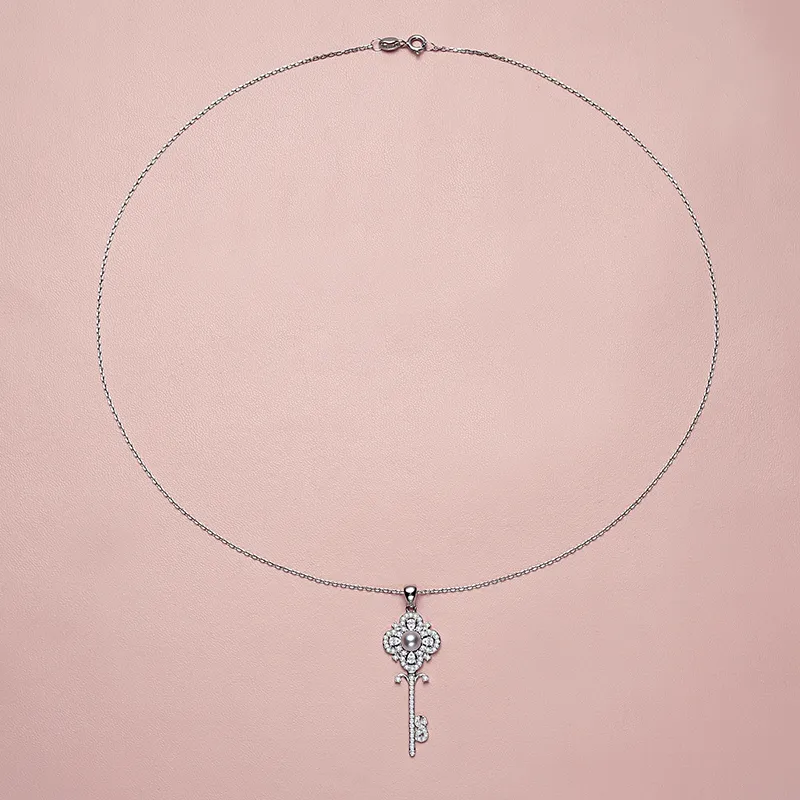 Inlady Saltwater Pearl Necklaces Women's-5