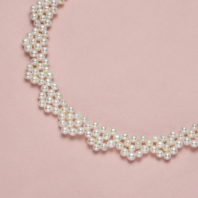 Inlady Pearl Necklaces Women's-3