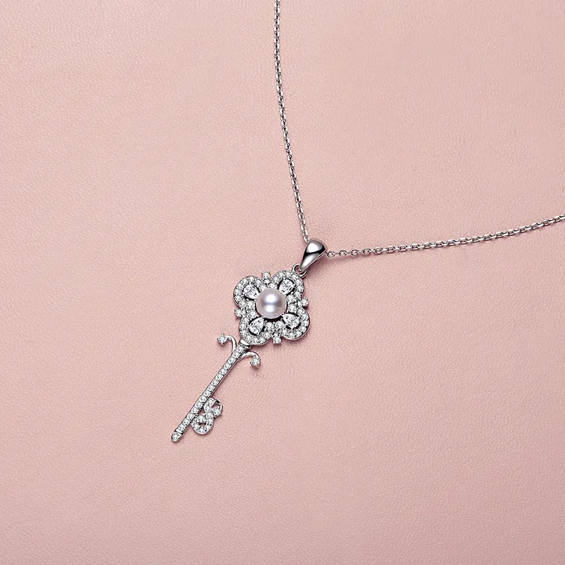 Inlady Saltwater Pearl Necklaces Women's-3