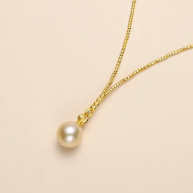 Inlady Saltwater Pearl Necklaces Women's-4