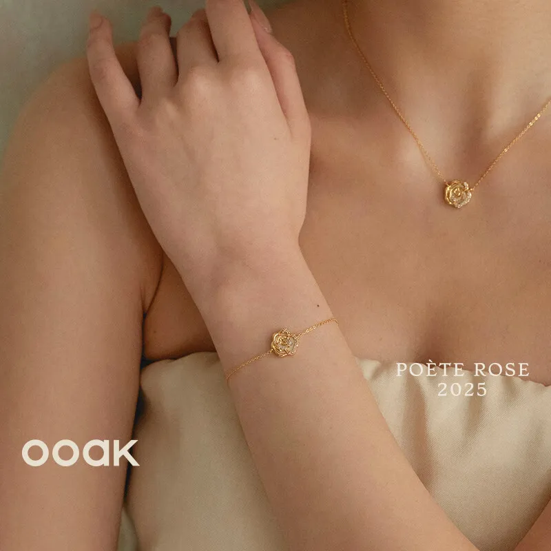 OOAK Rose Poet Collection White Mother Of Pearl Bracelets Women's-3