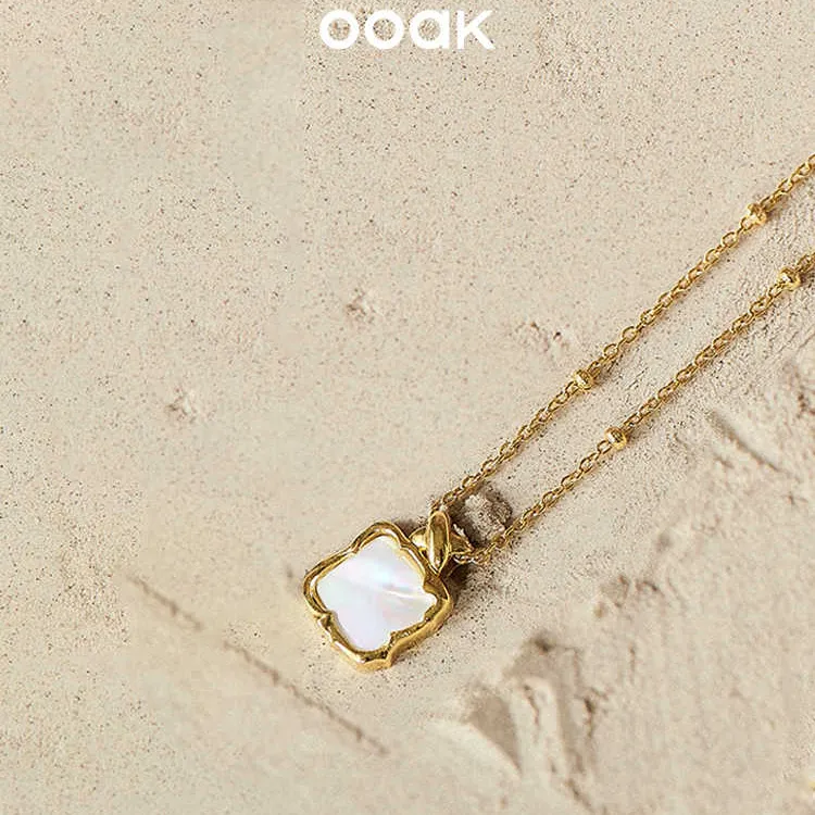 OOAK Silver Plated With 18k Gold Necklaces Women's-2