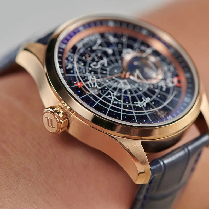 OBLVLO Automatic Mechanical Movement Watch Men's Watches Black Dial-7