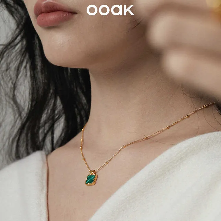 OOAK Silver Plated With 18k Gold Necklaces Women's-4