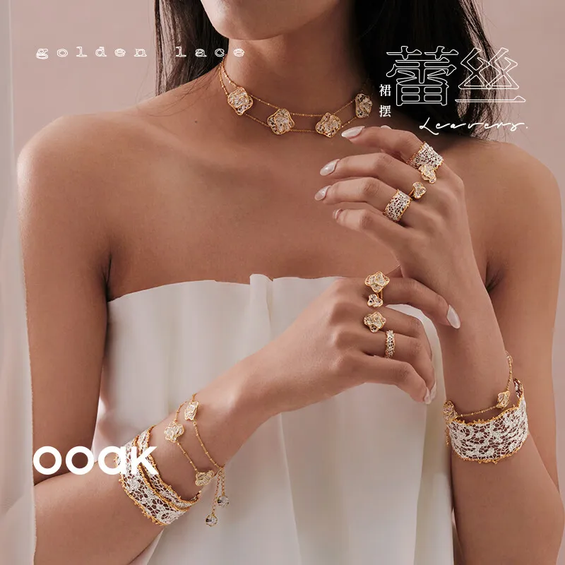 OOAK 925 Sterling Silver, 18K Gold Plated Bracelet Box Women's-5