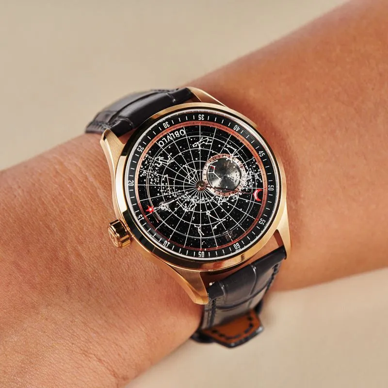 OBLVLO Automatic Mechanical Movement Watch Men's Watches Black Dial-14