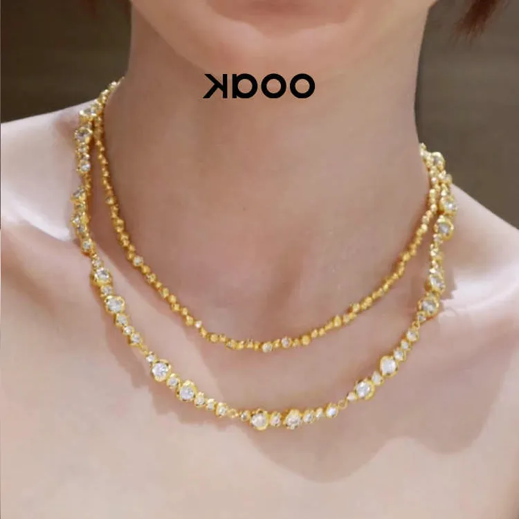 OOAK Golden Collection Zircon Necklaces Women's-1