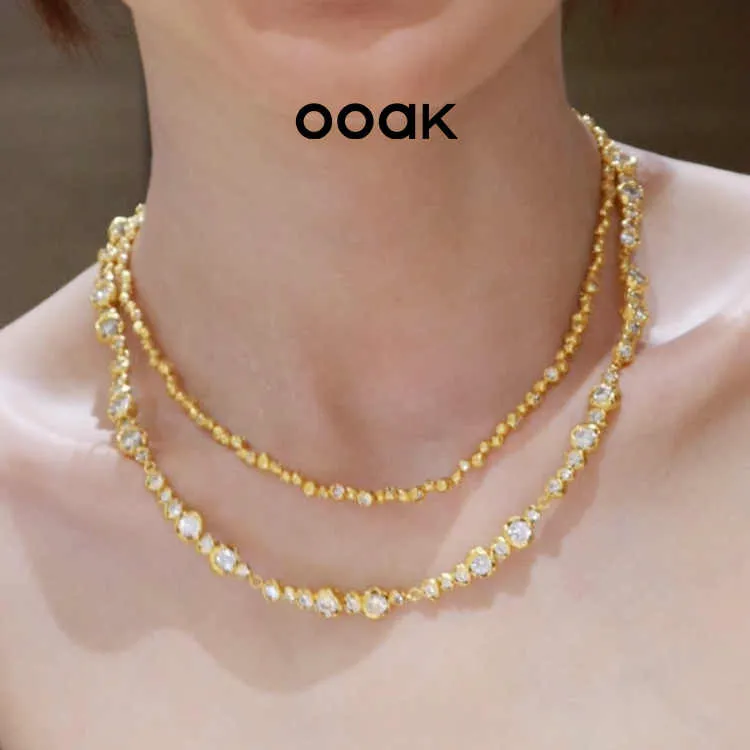 OOAK 18K Gold Plated Copper Necklaces Women's-1