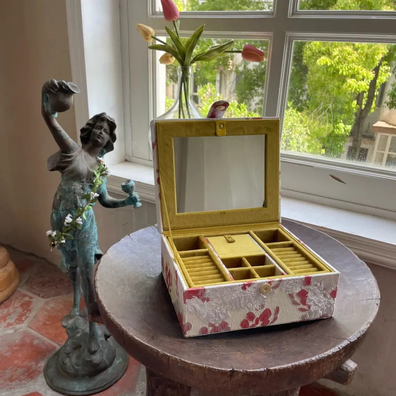 OOAK Lifestyle Series Jacquard Fabric Jewelry Boxes Women's-2