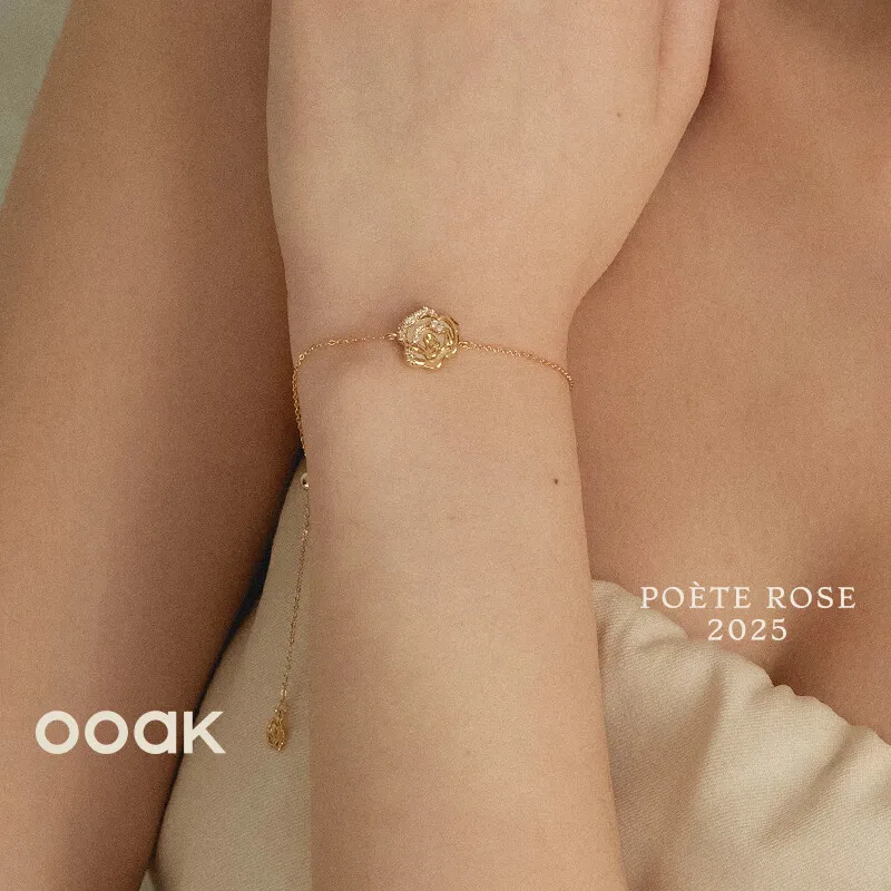 OOAK Rose Poet Collection White Mother Of Pearl Bracelets Women's-1