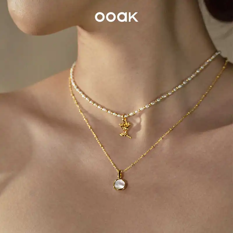 OOAK Rose Poet Collection Copper Alloy Necklaces Women's-3