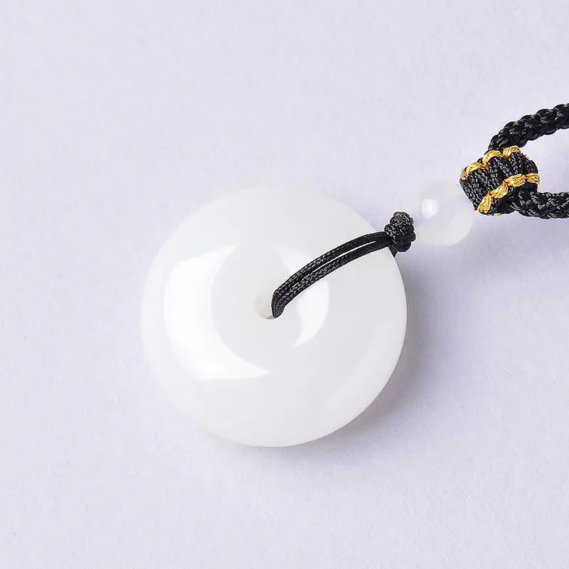 Survival Pendants White Jade Unisex-3