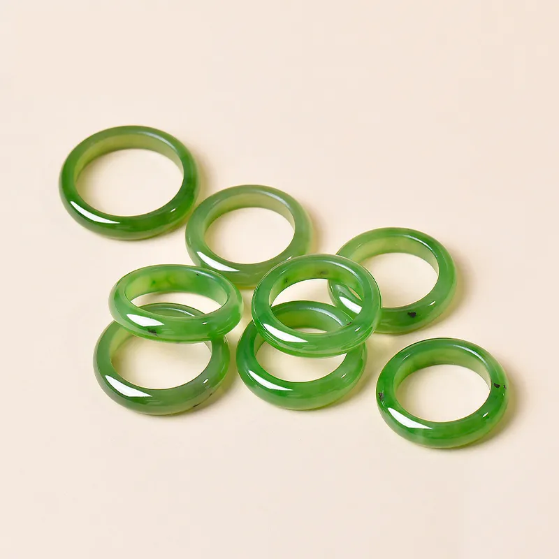 Survival Hetian Jade Rings Unisex Jasper-1
