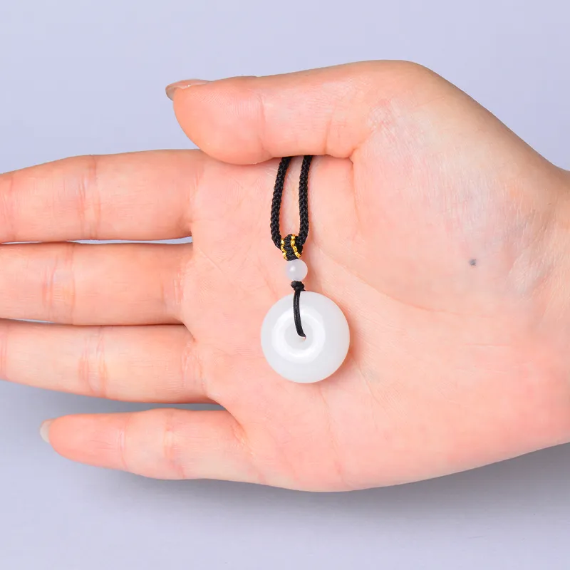 Survival Pendants White Jade Unisex-1