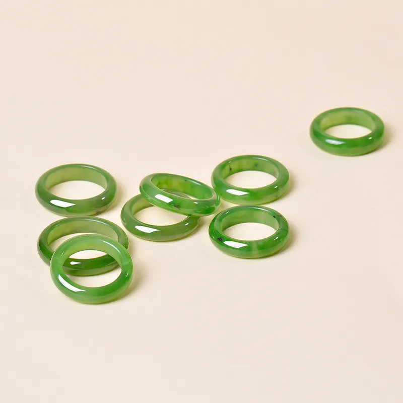 Survival Hetian Jade Rings Unisex Jasper-5