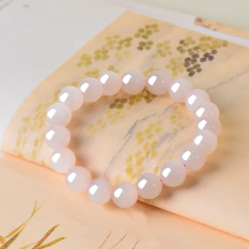 Survival Hetian Jade Bracelets Dusty Pink Women's-3