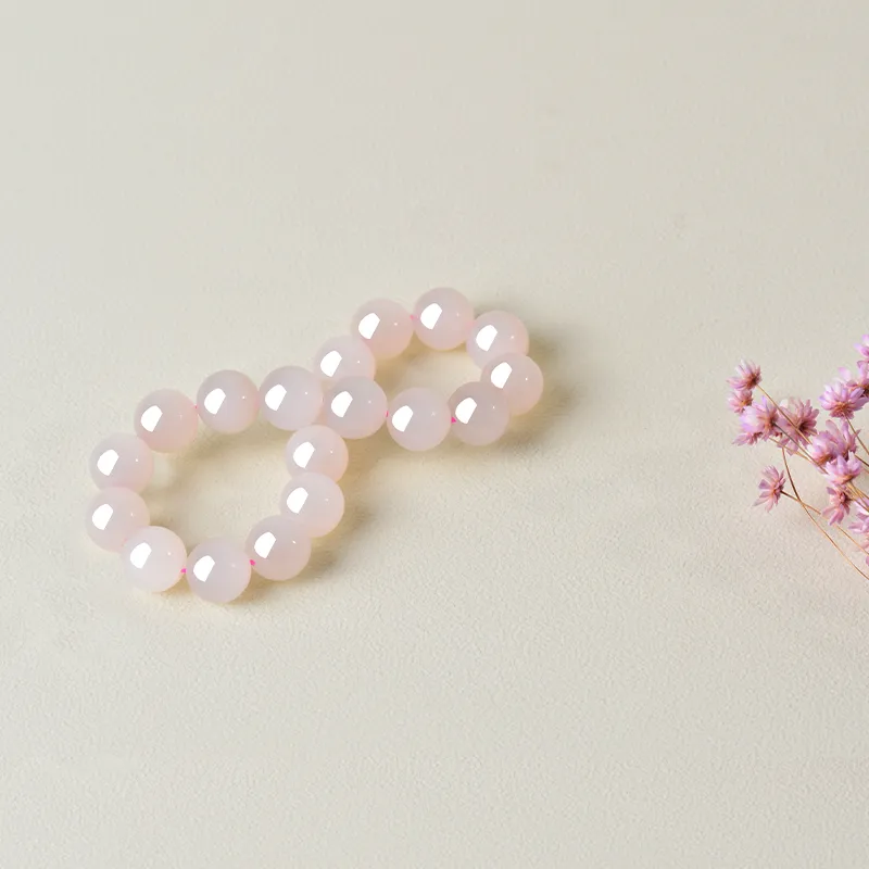 Survival Hetian Jade Bracelets Dusty Pink Women's-4