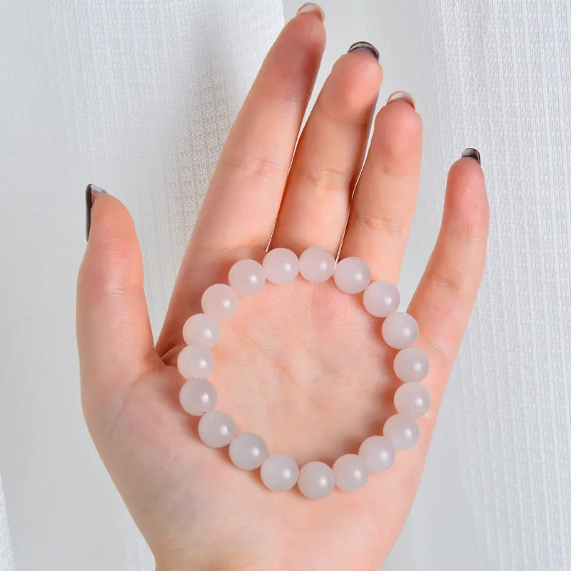 Survival Hetian Jade Bracelets Dusty Pink Women's-5