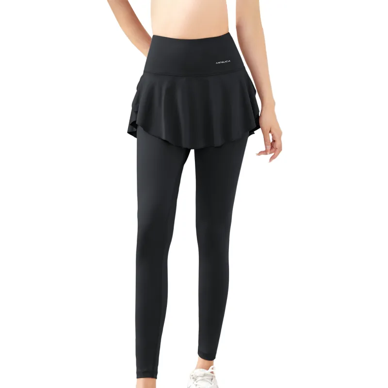 MESUCA Sports Yoga Skirt Pants Women's-3