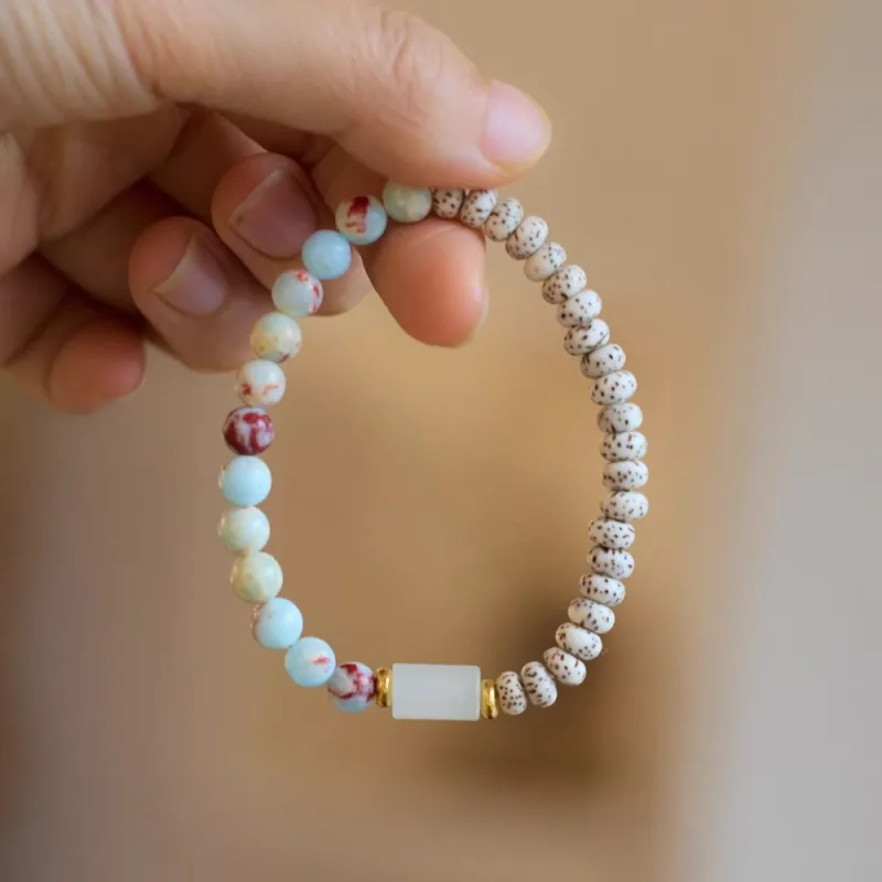 There Is You In The Long World Star Moon Bodhi Seeds Bracelets Unisex-4