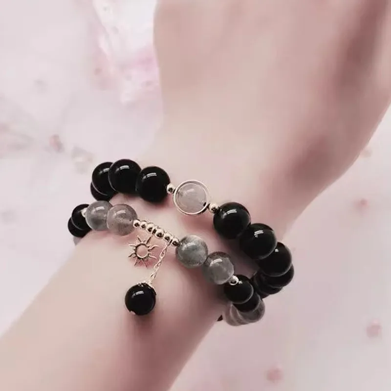 Strange Snow Obsidian Bracelets Unisex-2