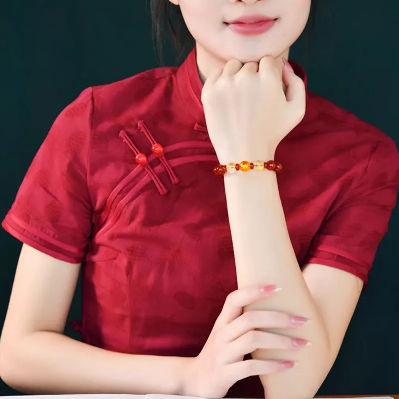 Strange Snow Cinnabar Bracelets Unisex-4