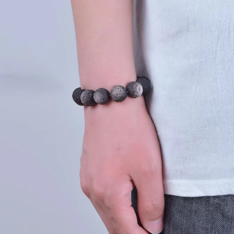Strange Snow Obsidian Bracelets Unisex-1