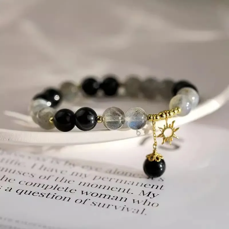 Strange Snow Obsidian Bracelets Unisex-3