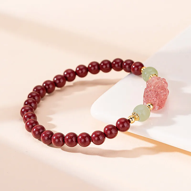 Strange Snow Cinnabar Bracelets Unisex-2