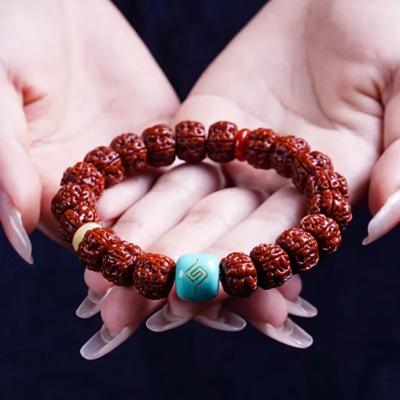 Strange Snow King Kong Bodhi Seeds Bracelets Unisex-6