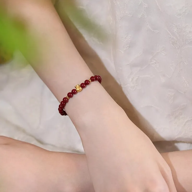Strange Snow Cinnabar Bracelets Unisex-3