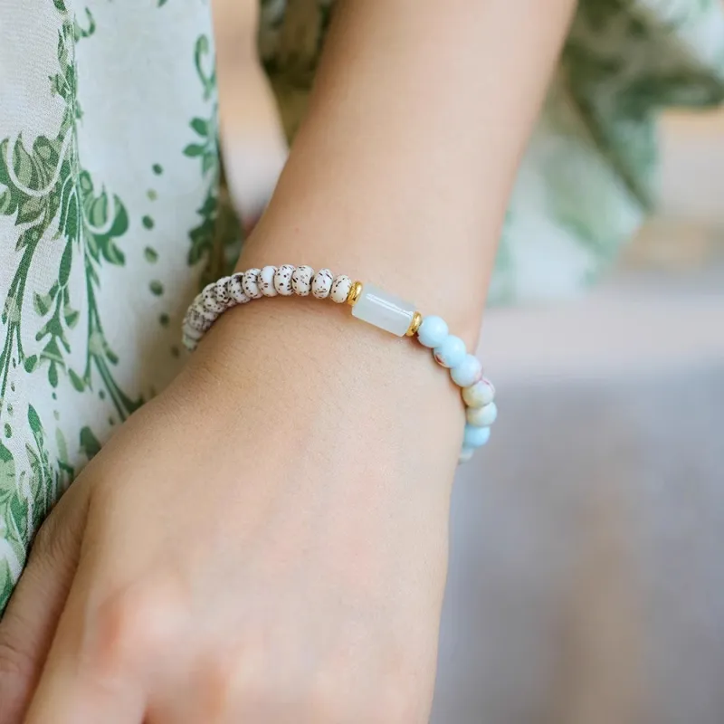 There Is You In The Long World Star Moon Bodhi Seeds Bracelets Unisex-1
