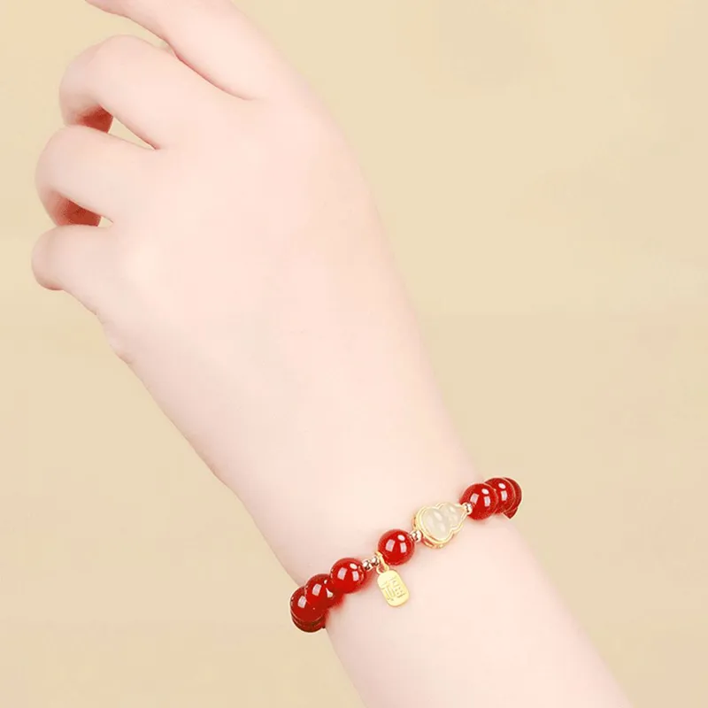 Strange Snow Agate Bracelets Unisex-4